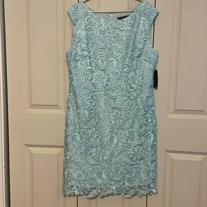 Jessica Howard missy dress size 14 in Aqua. NEW WITH TAGS